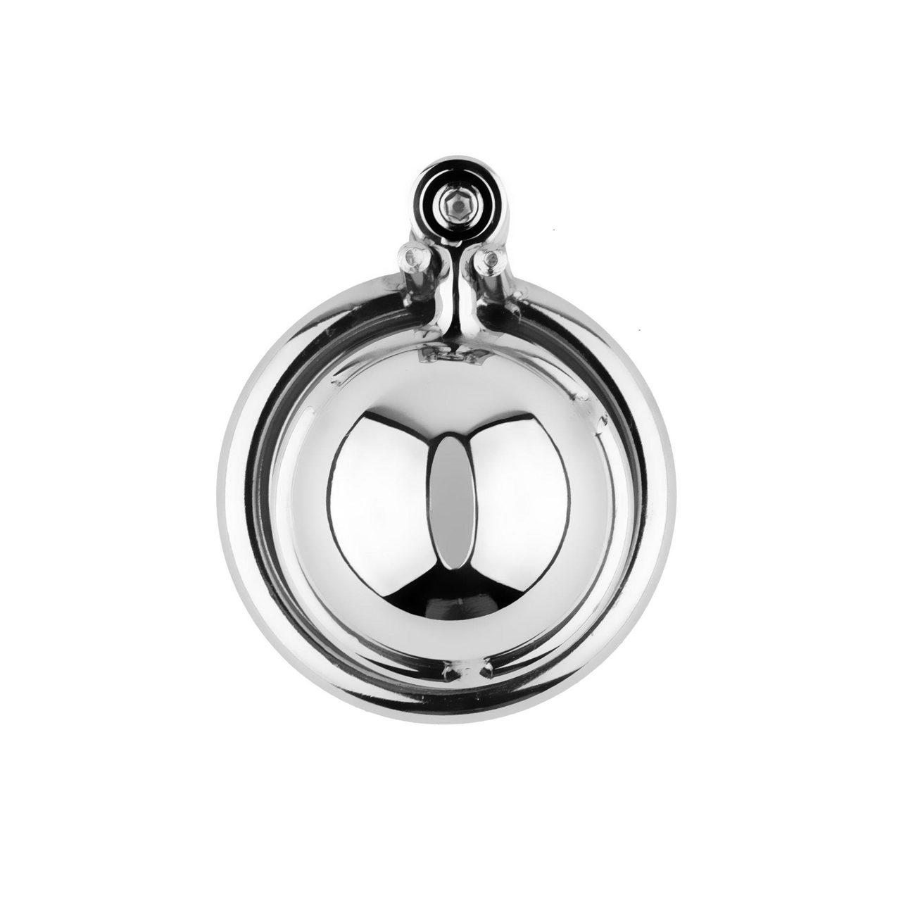 Metalowa klatka na penisa stal nierdzewna + 3 pierścienie | Loris.pl