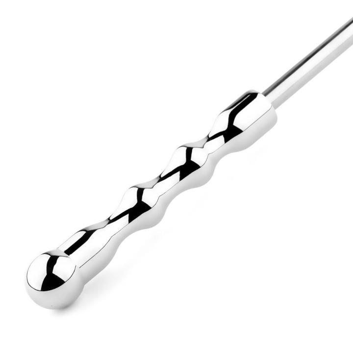 Stalowy korek analny z uchwytem 27,5 cm – polerowana stal