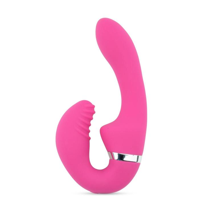 Wibrator dual do punktu G i łechtaczki z pilotem | Silikon IPX4 | Loris.pl