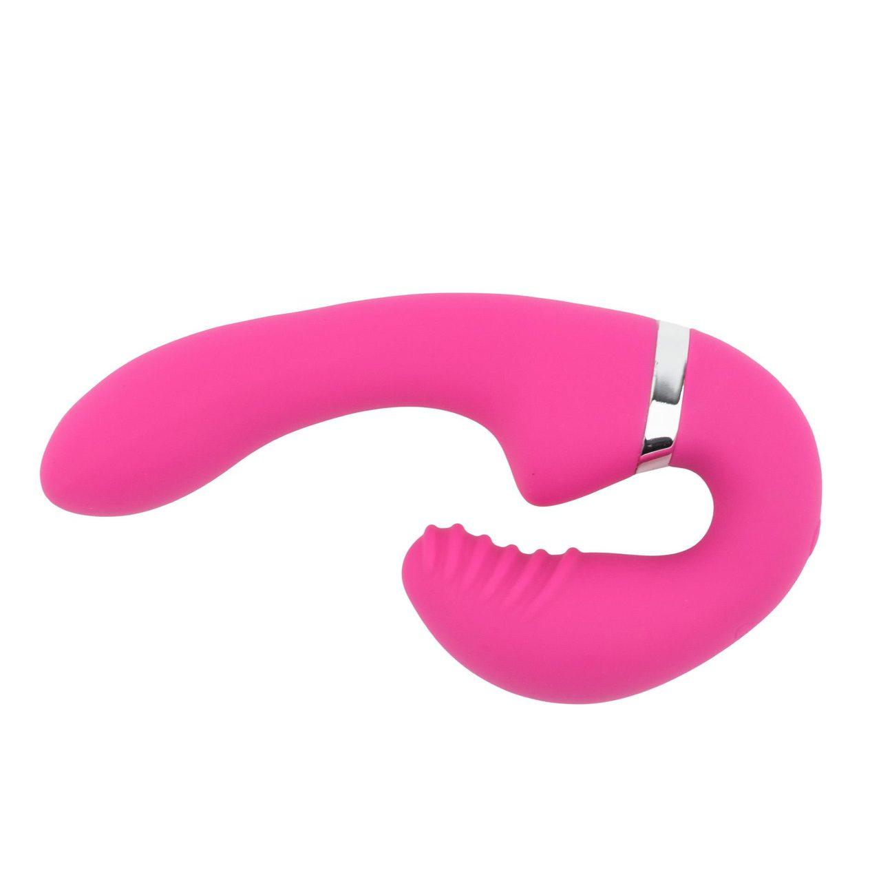 Wibrator dual do punktu G i łechtaczki z pilotem | Silikon IPX4 | Loris.pl