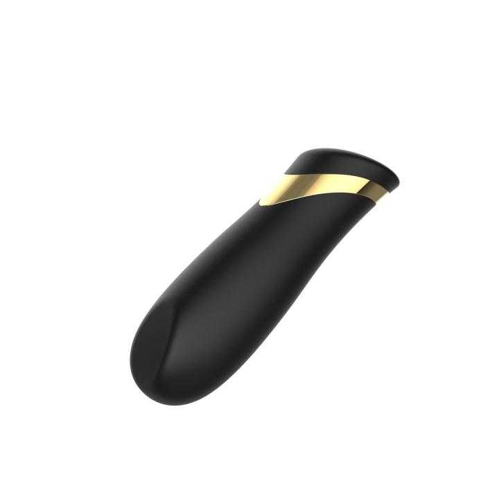 Mini wibrator szminka czarny 10,2 cm | Dyskretny | 10 trybów | Loris.pl