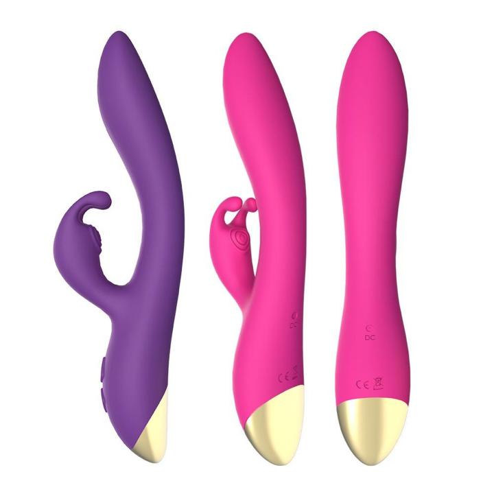 Różowy wibrator króliczek silikonowy – 9 trybów, wodoodporny, USB