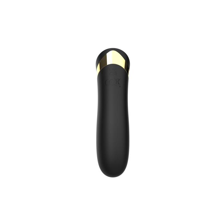 Mini wibrator szminka czarny 10,2 cm | Dyskretny | 10 trybów