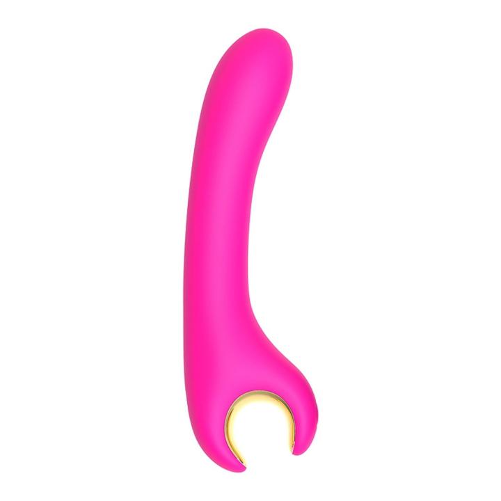 Różowy stymulator dla par 9 trybów | Silikon | USB | IPX7