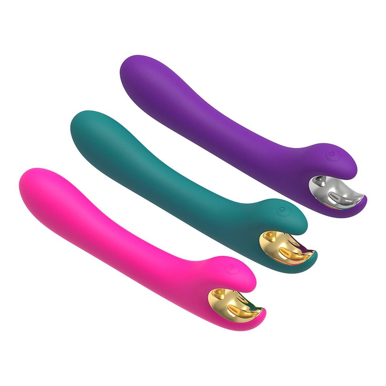 Różowy stymulator dla par 9 trybów | Silikon | USB | IPX7 - Loris.pl