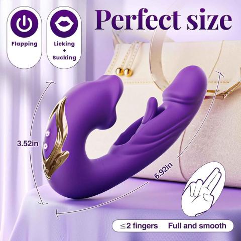 Stymulator łechtaczki efekt lizania i pulsacji | 7 trybów + 7 wibracji
