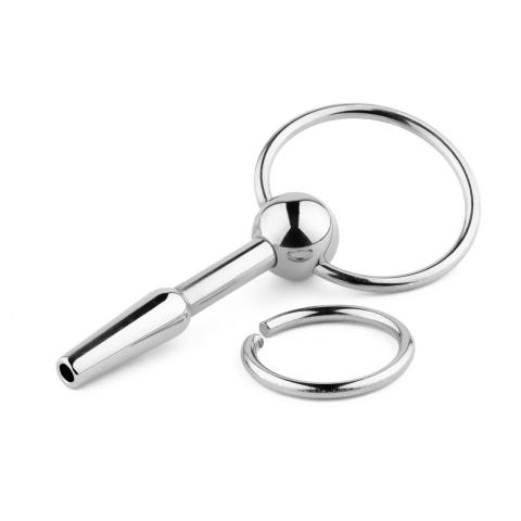 Metalowy plug do cewki z otworem stal nierdzewna 0,7–1 cm