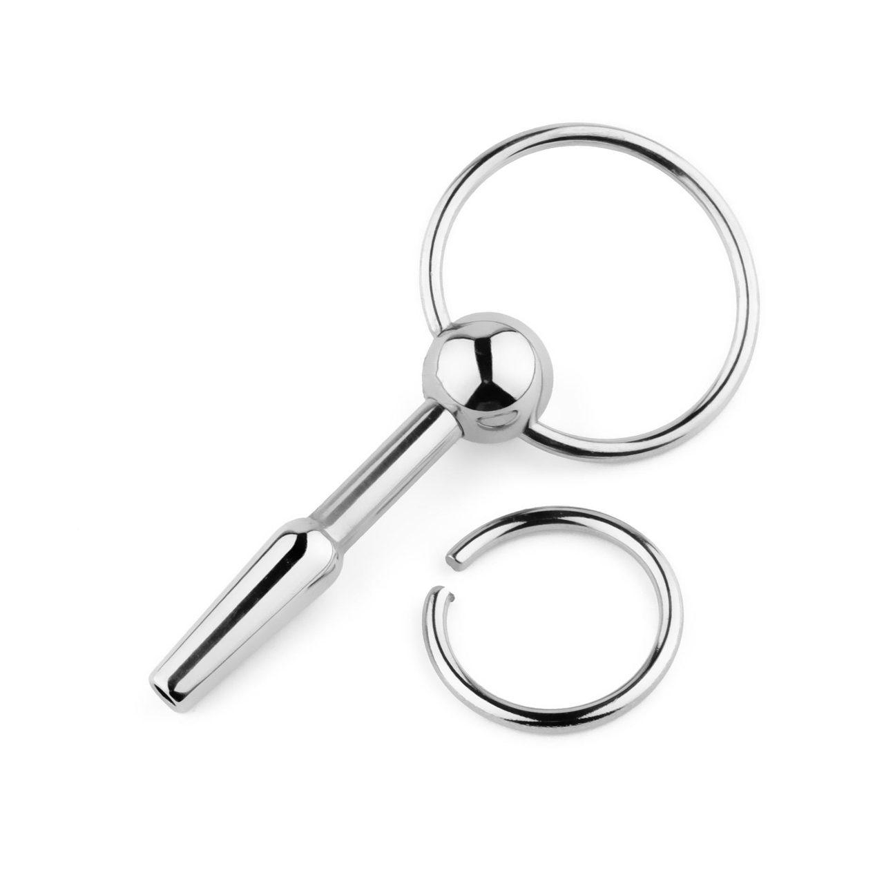 Metalowy plug do cewki z otworem stal nierdzewna 0,7–1 cm | Loris.pl