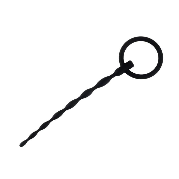Silikonowy penis plug 16 cm z pierścieniem | Dyskretna stymulacja