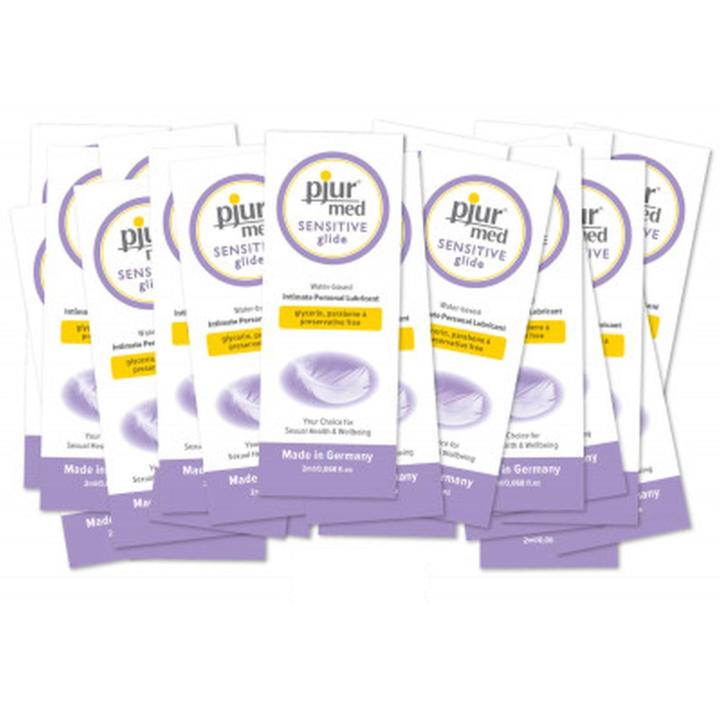 pjur med Sensitive Glide 2 ml– wodny żel intymny dla wrażliwych