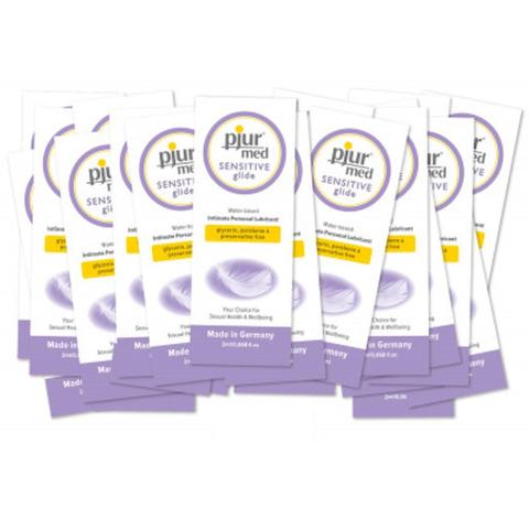 pjur med Sensitive Glide 2 ml– wodny żel intymny dla wrażliwych