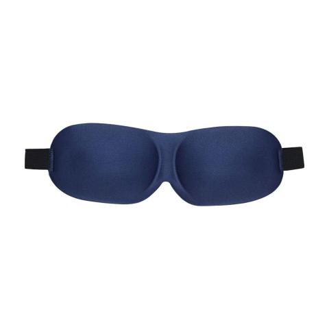 Opaska na oczy 3D granatowa bez ucisku – maska BDSM