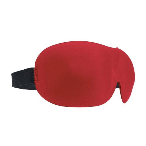 Czerwona opaska na oczy 3D do BDSM | Komfort bez ucisku powiek
