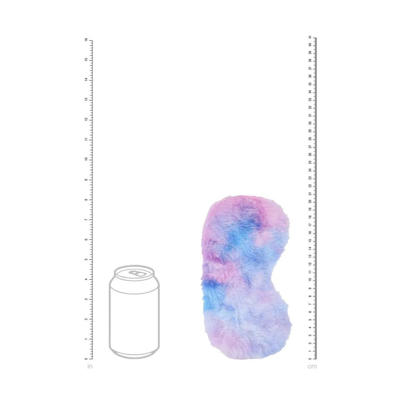 Puszysta opaska na oczy BDSM multikolor | Loris.pl