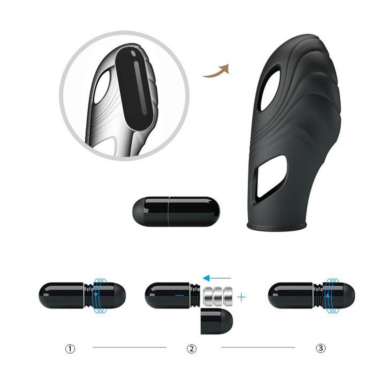 Wibracyjna nakładka na palec z silikonu – precyzyjna stymulacja | Loris.pl