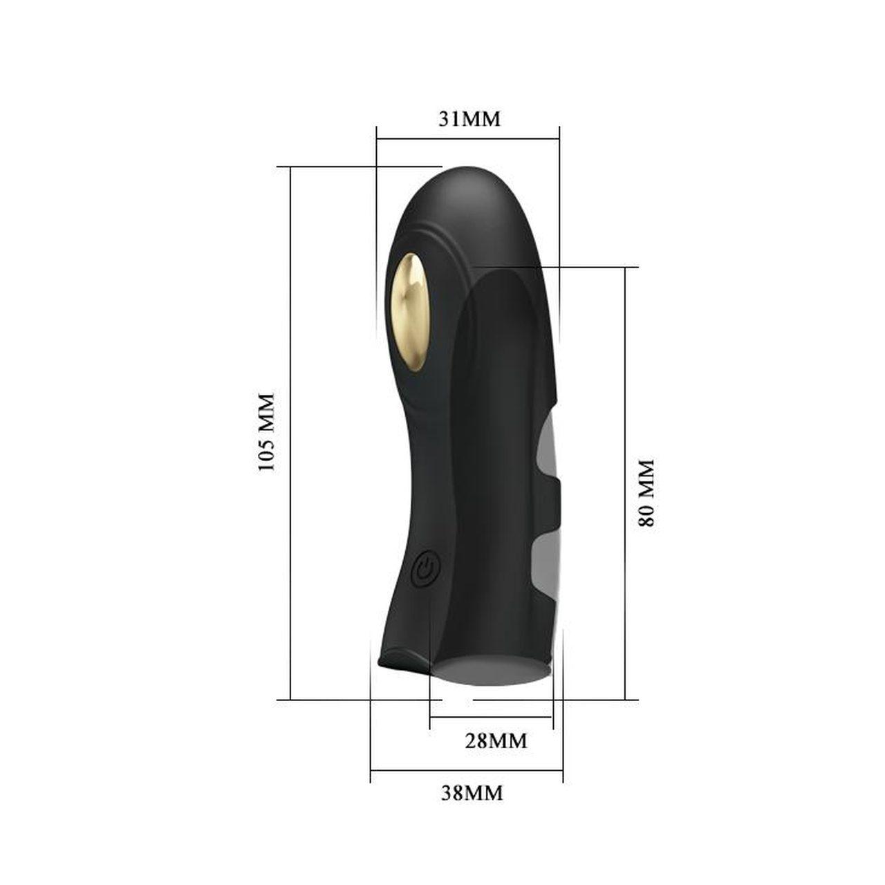 Nakładka na palec e-stym + 7 wibracji | Silikon | Ładowanie USB