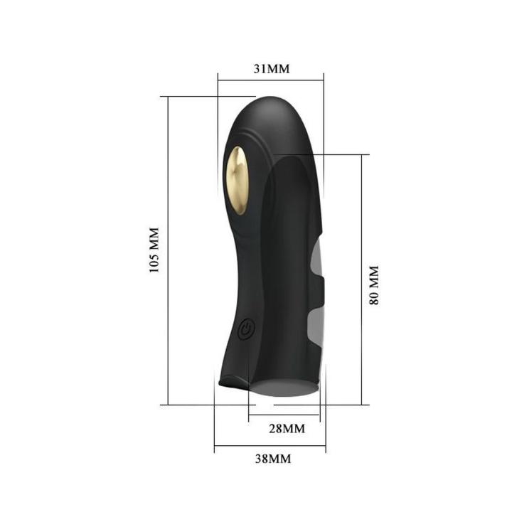 Nakładka na palec e-stym + 7 wibracji | Silikon | Ładowanie USB