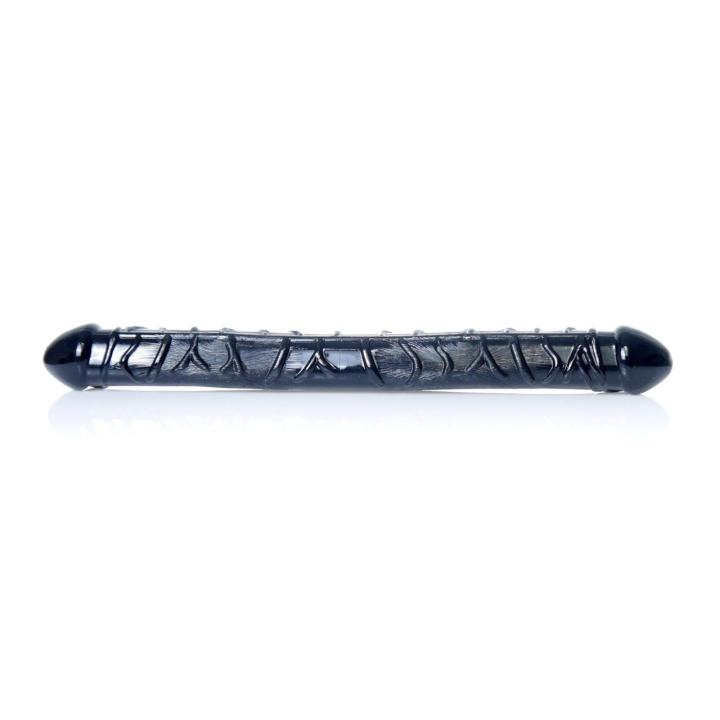 Podwójne dildo elastyczne 33,5 cm czarne