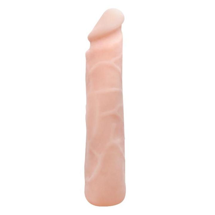Cieliste realistyczne dildo 24 cm z cyberskóry | Elastyczne i wodoodporne