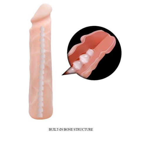 Cieliste realistyczne dildo 24 cm z cyberskóry | Elastyczne i wodoodporne