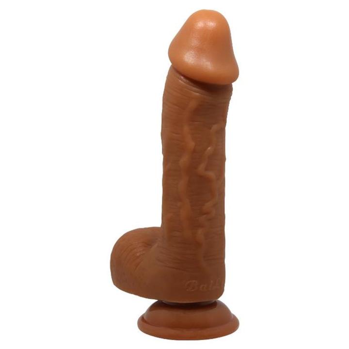 Realistyczne dildo z przyssawką TPR wodoodporne