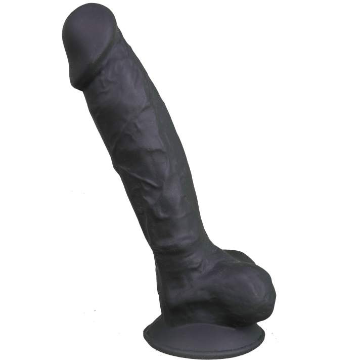 Realistyczne dildo - czarne 17,5cm