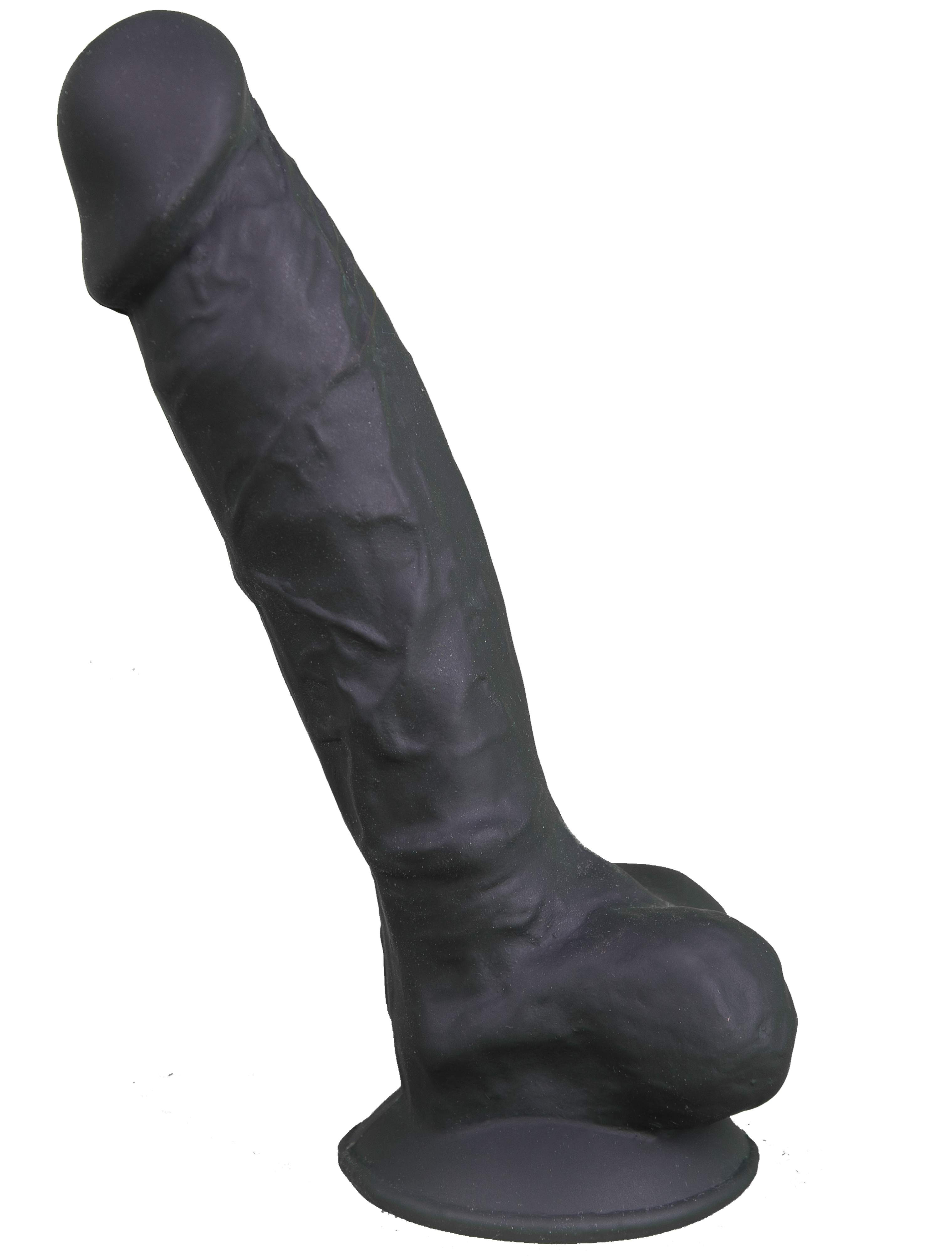 Realistyczne dildo - czarne 17,5cm