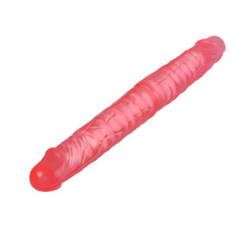 Podwójne dildo 35,0 cm z TPR – zabawa we dwoje i solo