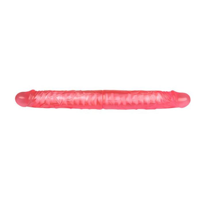 Podwójne dildo 35,0 cm z TPR – zabawa we dwoje i solo