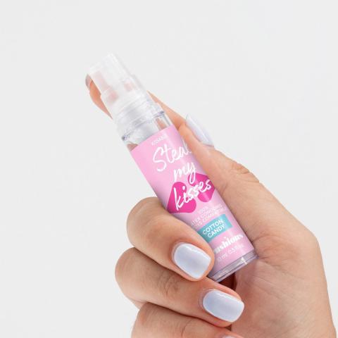 Smakowy lubrykant wodny cotton candy 10 ml | Jadalny żel intymny