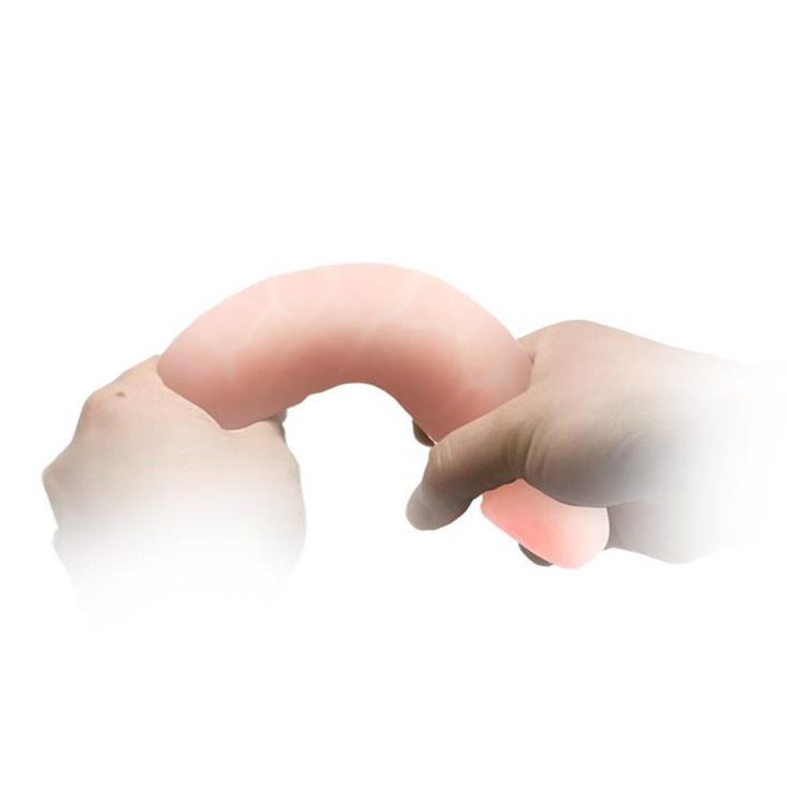 Giętkie realistyczne dildo TPR z teksturą