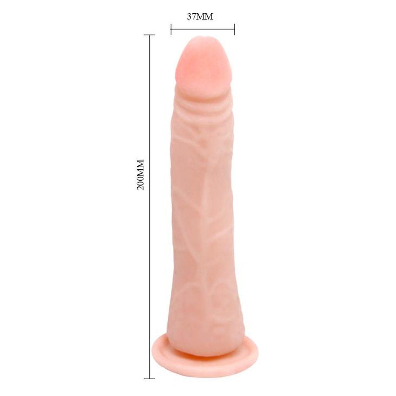Realistyczne elastyczne dildo z przyssawką – zabawa solo | Loris.pl