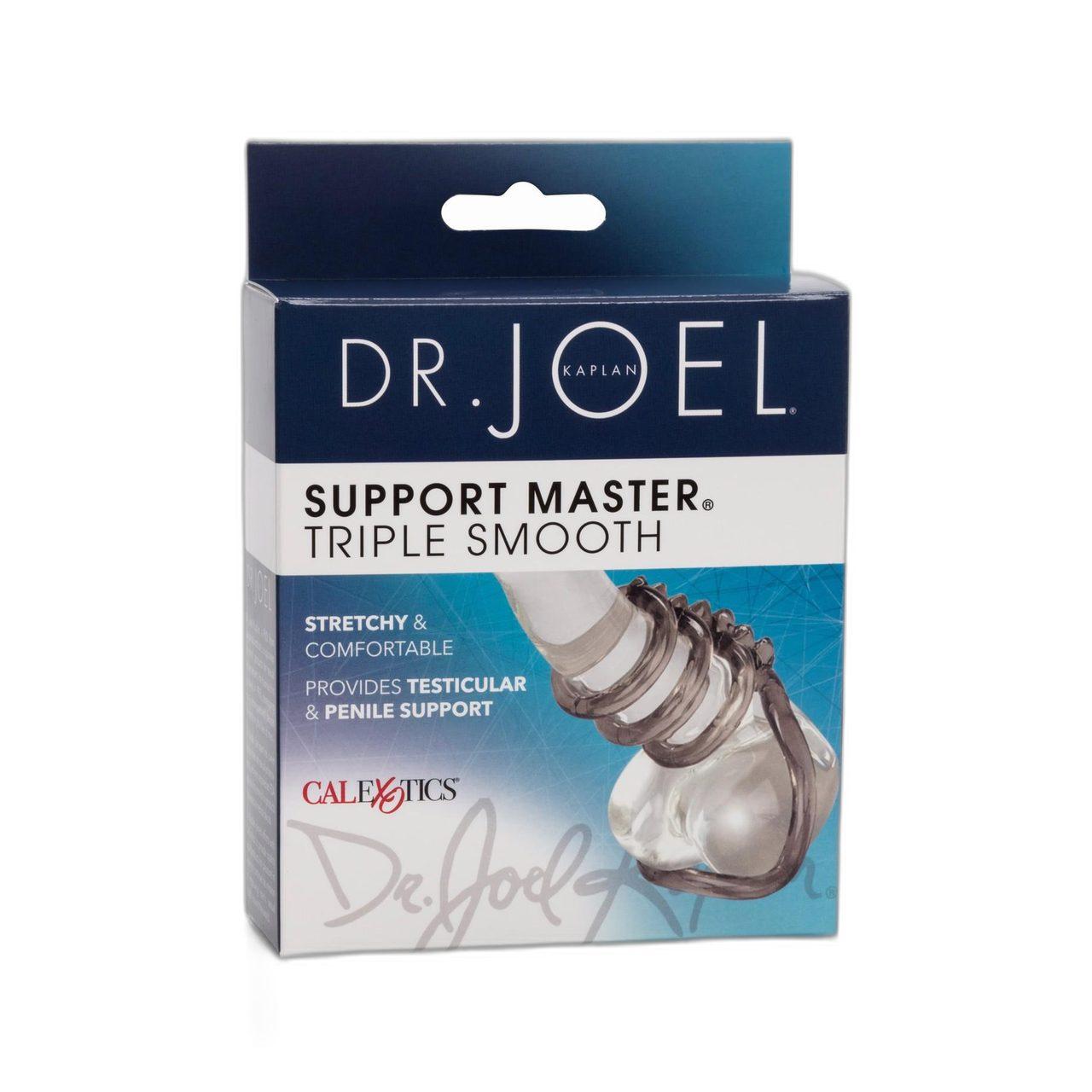 Potrójny pierścień erekcyjny gładki szary bez wibracji | Loris.pl