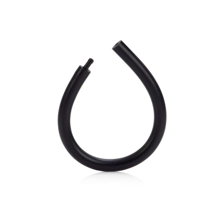Elastyczny pierścień erekcyjny bez wibracji czarny | Loris.pl