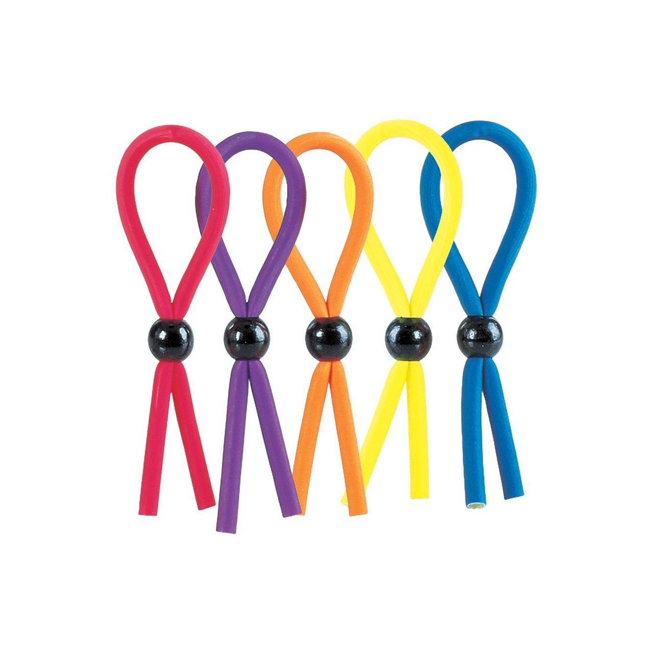 Regulowany pierścień erekcyjny bez wibracji multicolor | Loris.pl