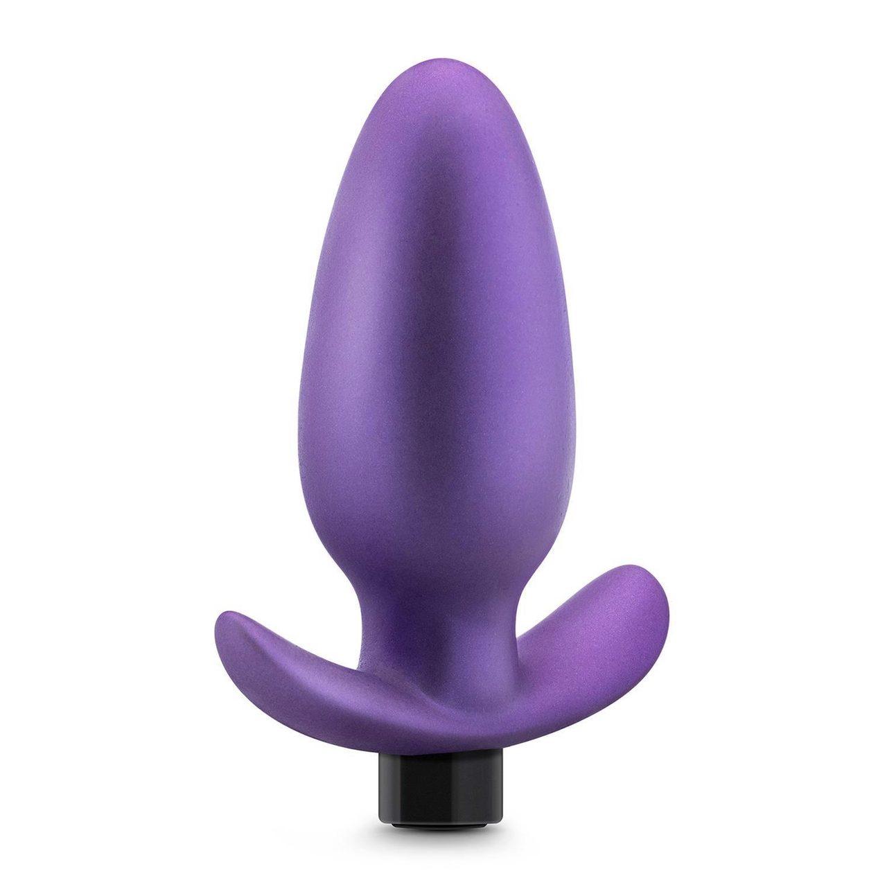 Fioletowy plug analny wibrujący 10 trybów USB | Loris.pl