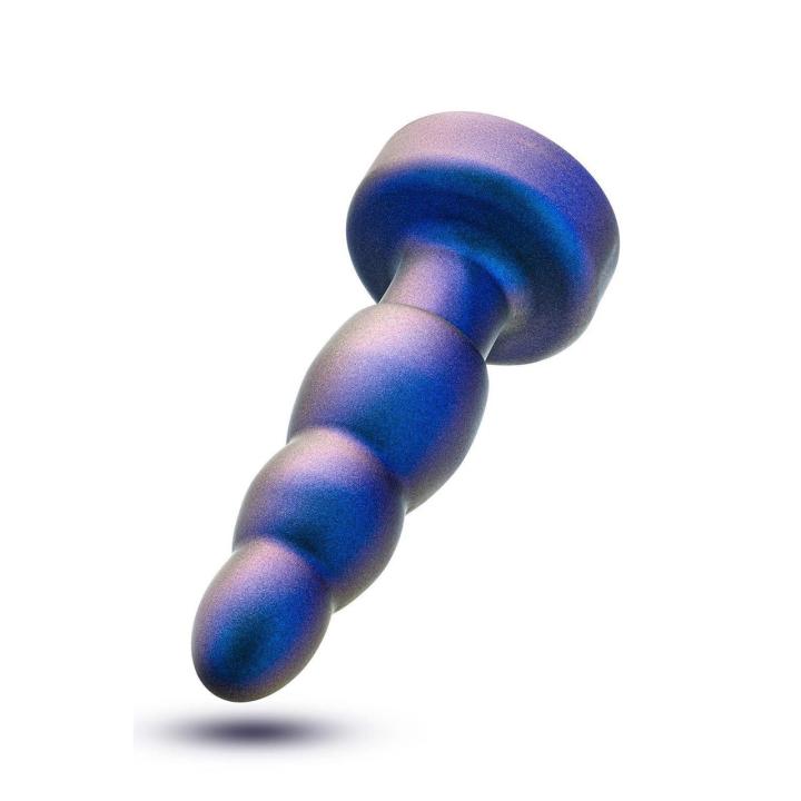Wibrujący plug analny niebieski – intensywne wibracje i komfort