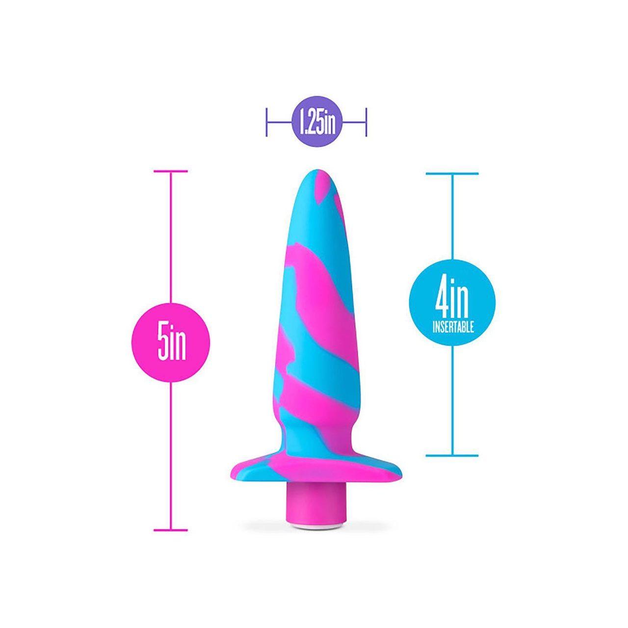 Wibrujący plug analny fuksjowy 10 trybów USB magnetyczny IPX7 | Loris.pl