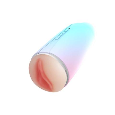 Masturbator cup podwójny kanał, 2 silniki, 36 trybów