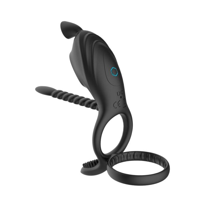 Wibrujący pierścień na penisa do stymulacji łechtaczki | Loris.pl