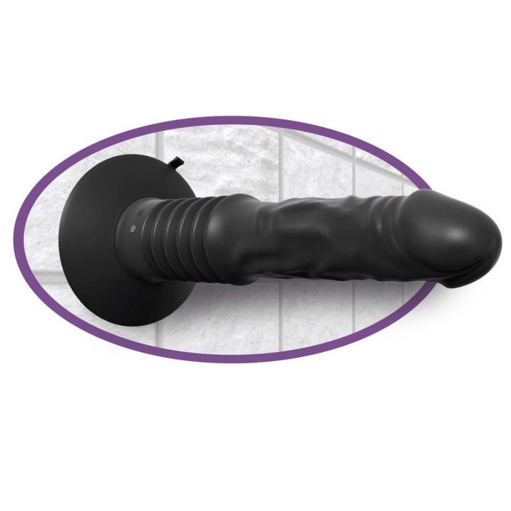 Wibrujący plug analny z przyssawką 11 trybów | ładowanie USB