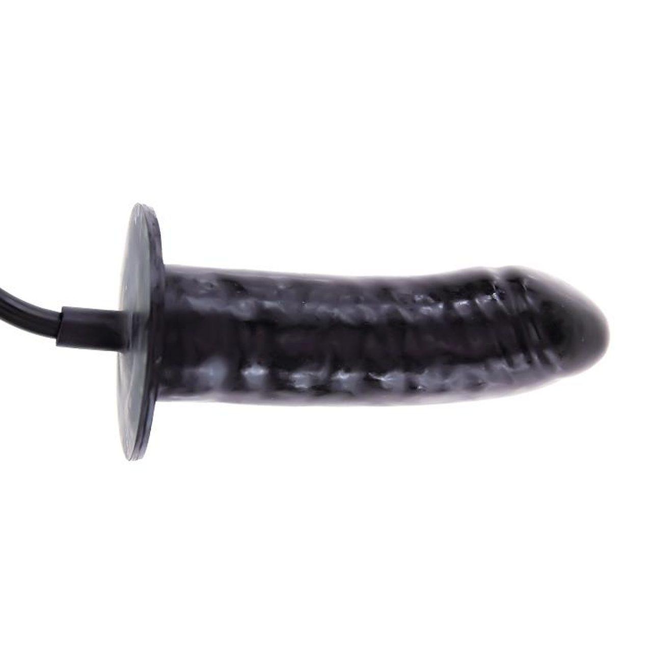 Nadmuchiwane wibrujące dildo z przyssawką i pompką | Loris.pl