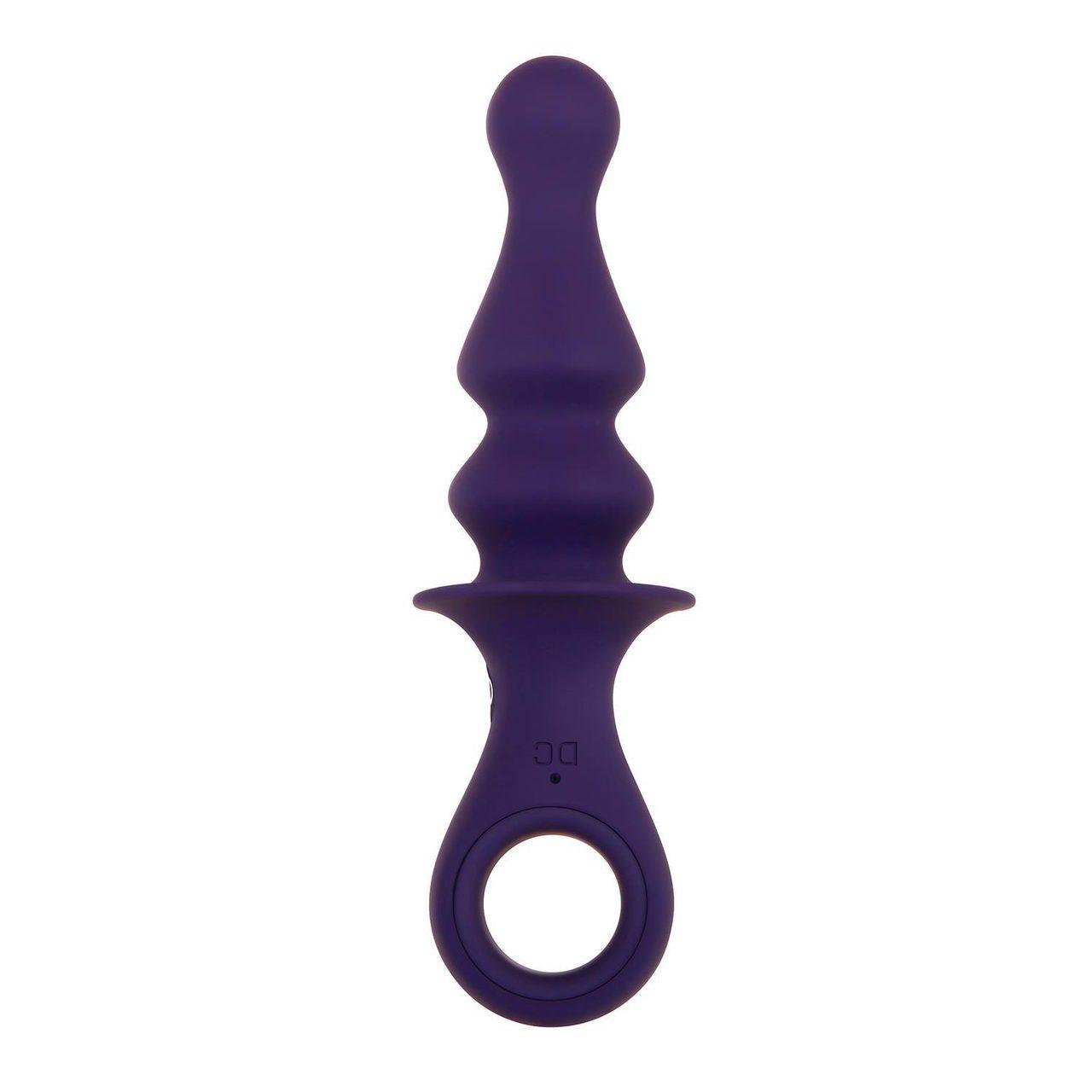 Wibrujący plug analny z uchwytem na palec 12 trybów usb | Loris.pl