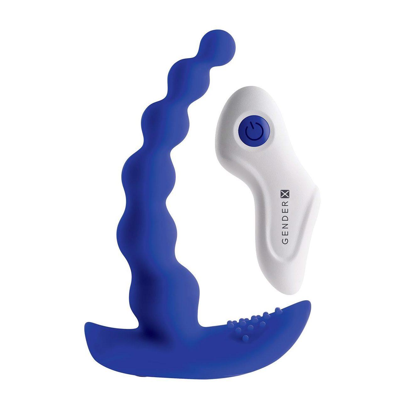 Wibrujący korek analny z kulkami i pilotem | 10 trybów | Loris.pl