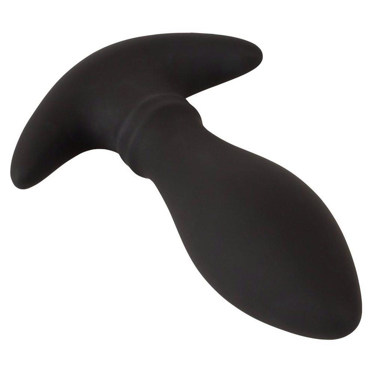 Wibrujący korek analny z pilotem i ruchomymi pierścieniami 16,4 cm | Loris.pl