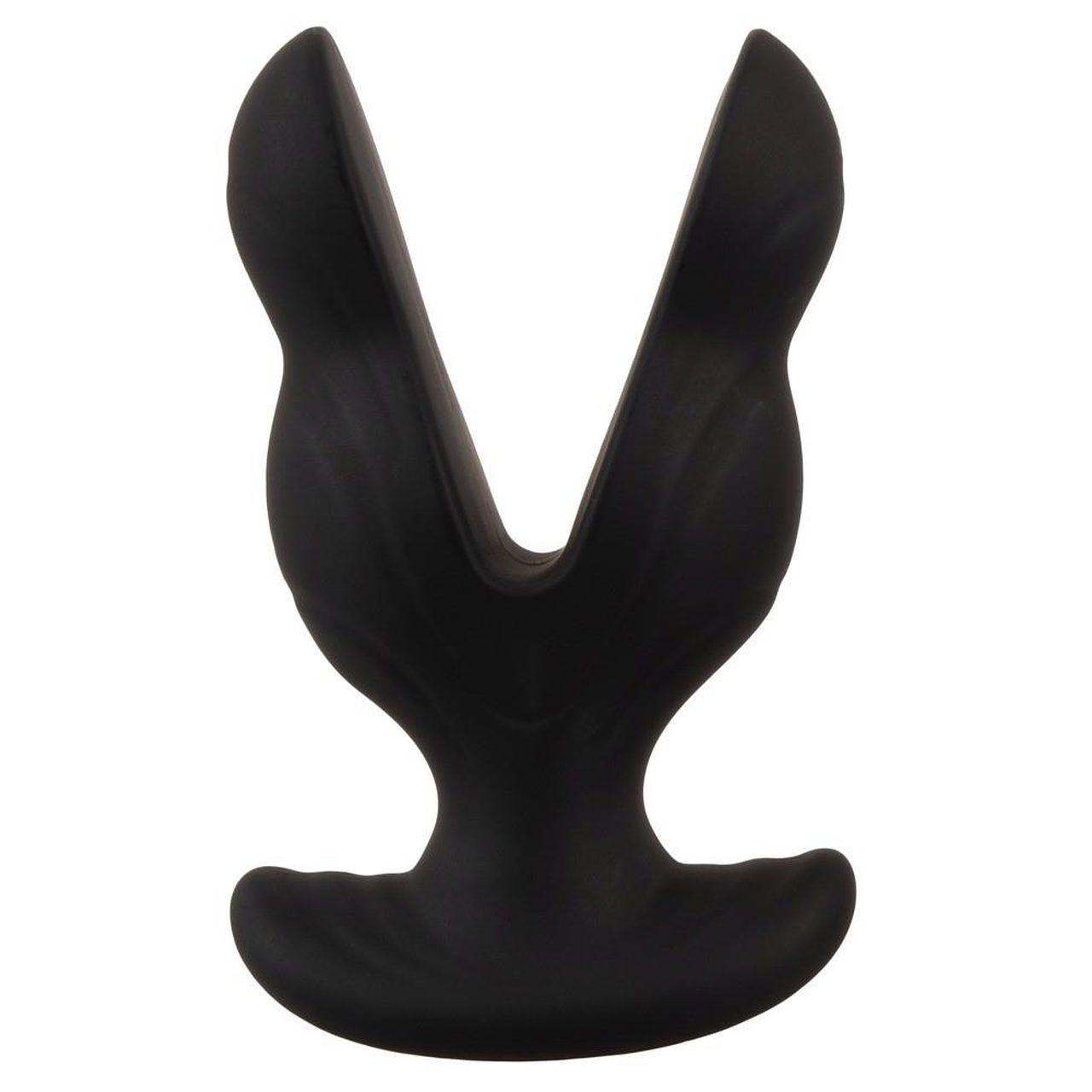 Rozszerzający plug analny wibrujący z e-stymulacją na pilota | Loris.pl