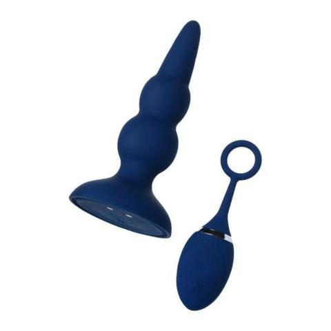 Wibrujący plug analny z ergonomiczną podstawą