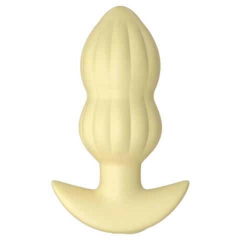 Mini wibrujący plug analny Yellow 7 trybów USB