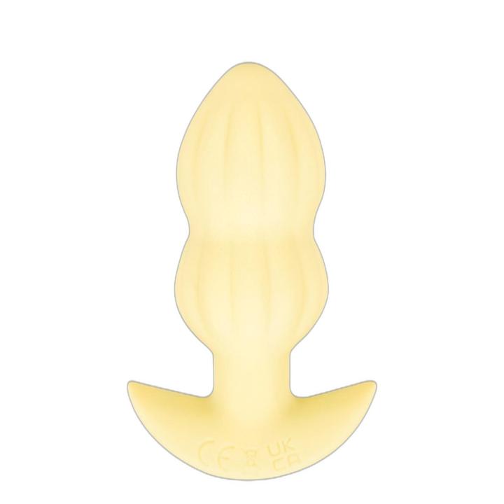 Mini wibrujący plug analny Yellow 7 trybów USB