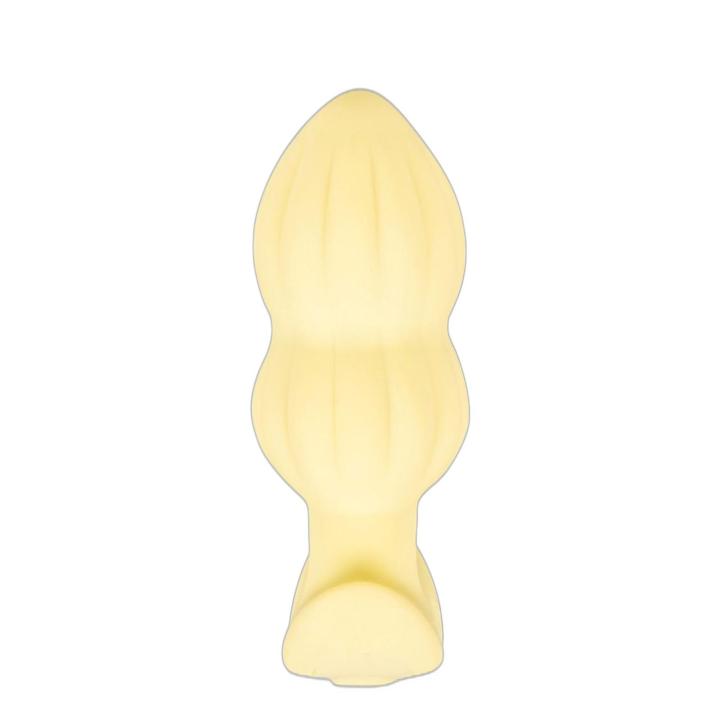 Mini wibrujący plug analny Yellow 7 trybów USB